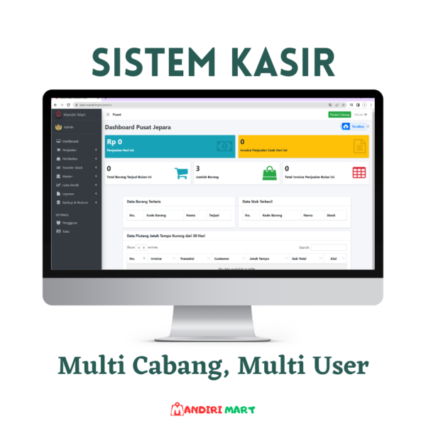 POS Kasir Multi Cabang Multi User